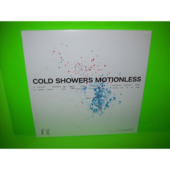 Cold Showers Motionless Vinyl LP Synth-Pop Post-Punk Darkwave Tri Colored 200 Ed - Picture 3 of 4